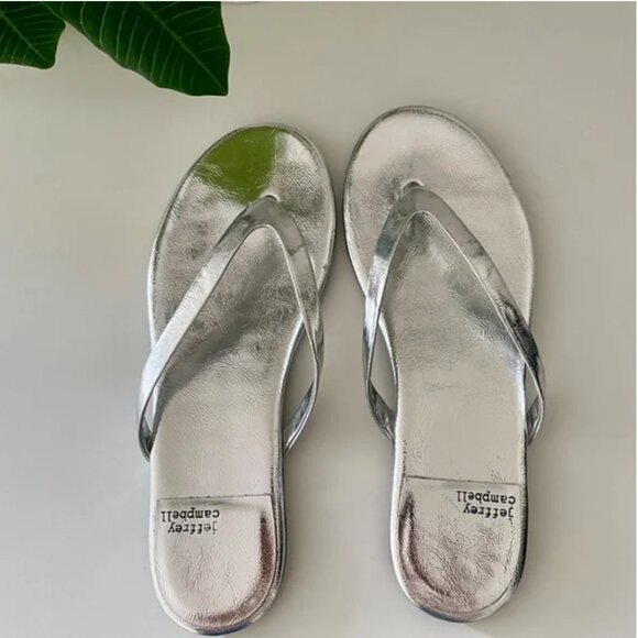 Jeffrey Campbell Silver Sandals - Picture 5 of 9